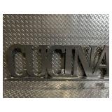 Vintage Metal Wall Signs: Our Love Grows Stronger Everyday, The Mother Road, Laundry Room, EAT