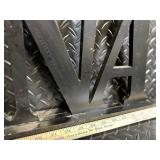 Vintage Metal Wall Signs: Our Love Grows Stronger Everyday, The Mother Road, Laundry Room, EAT