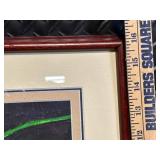 Framed Floral Print - Forest Scene Print & Colorful Abstract Art (Lot of 3)