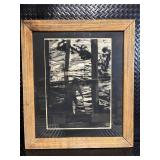 Framed Floral Print - Forest Scene Print & Colorful Abstract Art (Lot of 3)