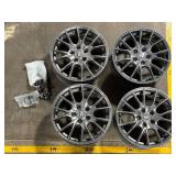 MSW Alloy Wheels - 4-Piece Set, 5-Lug Pattern with Lug Nuts