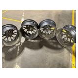 MSW Alloy Wheels - 4-Piece Set, 5-Lug Pattern with Lug Nuts