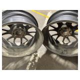 MSW Alloy Wheels - 4-Piece Set, 5-Lug Pattern with Lug Nuts