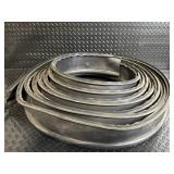 Master Gardener Coiled Edging Pro - 40 ft Black Garden Border