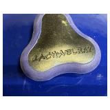 Rachael Ray Blue Enameled Cast Iron Dutch Oven with Lid, Wicker Basket & Bakeware