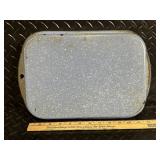 Rachael Ray Blue Enameled Cast Iron Dutch Oven with Lid, Wicker Basket & Bakeware