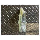 Blue Glass Art Bowls: Ruffled Edge Dish, Frosted Bowl, Birch Forest Tile (Lot of 3)