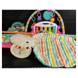 Fisher-Price Smart Stages Piano & Activity Gym with Elephant Mat