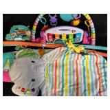Fisher-Price Smart Stages Piano & Activity Gym with Elephant Mat