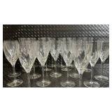 Champagne Flutes - Clear Glass Stemware Set