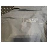 London Fog F.O.G. XXL Parka - Gray/Black Exterior, Bright Blue Lining