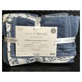Modern Threads Ophelia Jacquard Towels 6-Piece Set - 100% Cotton