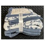 Modern Threads Ophelia Jacquard Towels 6-Piece Set - 100% Cotton