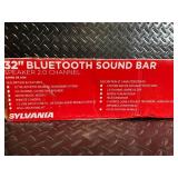 Sylvania SB3200 32-Inch Bluetooth Sound Bar - 2.0 Channel with Remote & Wall-Mount Kit