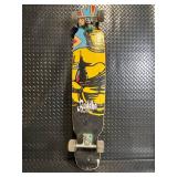 Buddha Longboards 45-Inch Graphic Longboard with Wheel Wells