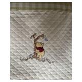 Disney Winnie the Pooh Baby Quilt Patchwork Blanket Set with Arch & Plush Toys