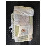 Disney Winnie the Pooh Baby Quilt Patchwork Blanket Set with Arch & Plush Toys