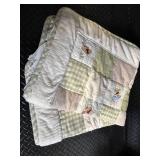 Disney Winnie the Pooh Baby Quilt Patchwork Blanket Set with Arch & Plush Toys