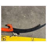 Pole Saw with Curved Serrated Blade - Orange Shaft Pruner
