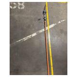 Pole Saw With Rope-Activated Cutting Head - Orange Telescoping Pole