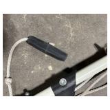 Pole Saw With Rope-Activated Cutting Head - Orange Telescoping Pole