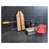 Craftsman Sander with Wood Edge-Guide Jig & Clamps - Vintage Sears