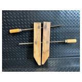 Craftsman Sander with Wood Edge-Guide Jig & Clamps - Vintage Sears