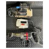 Craftsman Belt Sander 315.117150 3x21 in - Skil Jig Saw 482 - Craftsman Jig Saw 6.5A