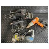 Craftsman Plate Joiner 315.175010 & Black & Decker 3/8 Drill & Chicago Heat Gun & Sander - Lot of 4