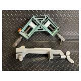 Weed Wrench Wood Plant Puller with Stand and Assorted Clamps - USA Made