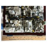 Miniature Snowy City Diorama with Skyscrapers, Cars & Christmas Details