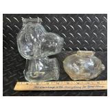 Owl Jar & Assorted Antique Glass Bottles & Jars (Lot of 6)