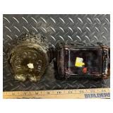 Owl Jar & Assorted Antique Glass Bottles & Jars (Lot of 6)