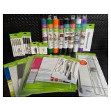 Cricut Explore Vinyl & Accessories Bundle - Vinyl Rolls, Pens, Trimmer, Scissors