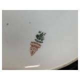 Floral Hand-Painted Pitcher with Pink Roses, Green Gradient - Vintage Ceramic