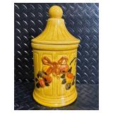 Floral Hand-Painted Pitcher with Pink Roses, Green Gradient - Vintage Ceramic