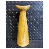 Floral Hand-Painted Pitcher with Pink Roses, Green Gradient - Vintage Ceramic