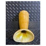 Floral Hand-Painted Pitcher with Pink Roses, Green Gradient - Vintage Ceramic