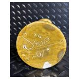 Floral Hand-Painted Pitcher with Pink Roses, Green Gradient - Vintage Ceramic