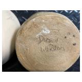 Floral Hand-Painted Pitcher with Pink Roses, Green Gradient - Vintage Ceramic