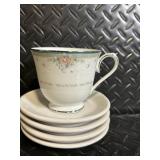 White Ceramic Dinnerware & Decor Lot - Plates, Cups, Mugs, Pitcher, Hen-in-Basket