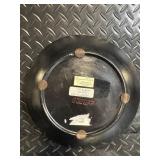 Raymond Waites Iris Quartet Plate (1991) - 2 Bavarian Hand-Painted Plates & 9 Glass Coasters