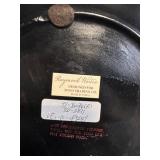 Raymond Waites Iris Quartet Plate (1991) - 2 Bavarian Hand-Painted Plates & 9 Glass Coasters