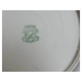 Raymond Waites Iris Quartet Plate (1991) - 2 Bavarian Hand-Painted Plates & 9 Glass Coasters