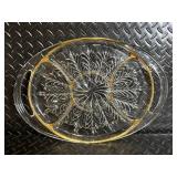 Park Designs Hand-Painted Christmas Dinnerware ENESCO Signature Glass & Plates (Lot of 7)