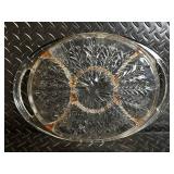 Park Designs Hand-Painted Christmas Dinnerware ENESCO Signature Glass & Plates (Lot of 7)