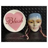 Global Design Connections Kate Williams Blush Mask & Plate Set