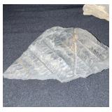Chert/Flint Rocks with Ridge Texture & Wood Tile (Lot of 4)