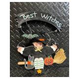 Precious Moments Best Witches LED Pumpkin Trio on Pedestals