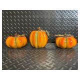 Precious Moments Best Witches LED Pumpkin Trio on Pedestals